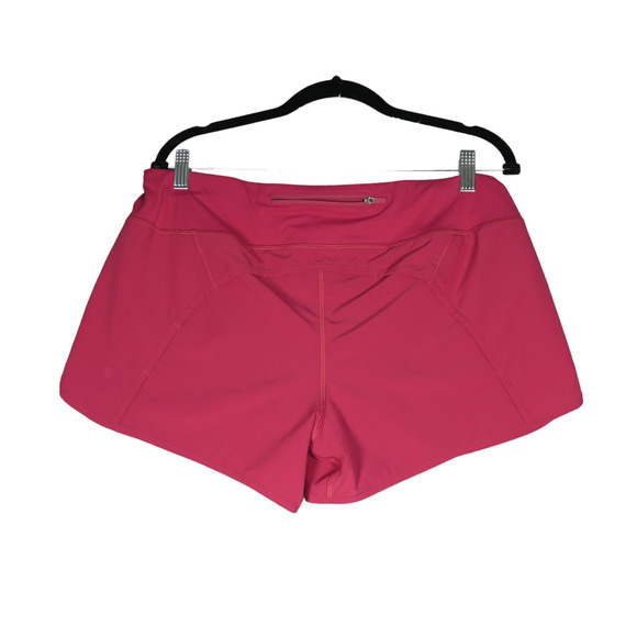 CRZ Yoga Shorts Womens Large Pink Pull On Hidden Pocket Brief Running Hike Golf - Picture 5 of 13